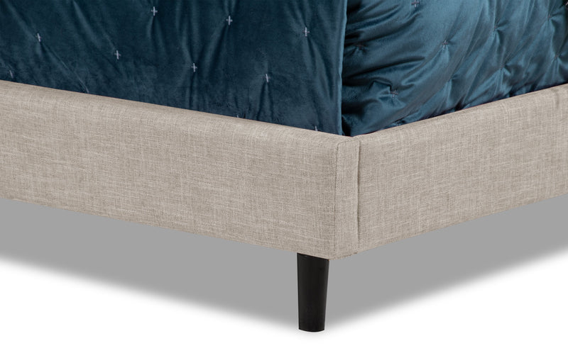 Paseo King Platform Bed - Taupe