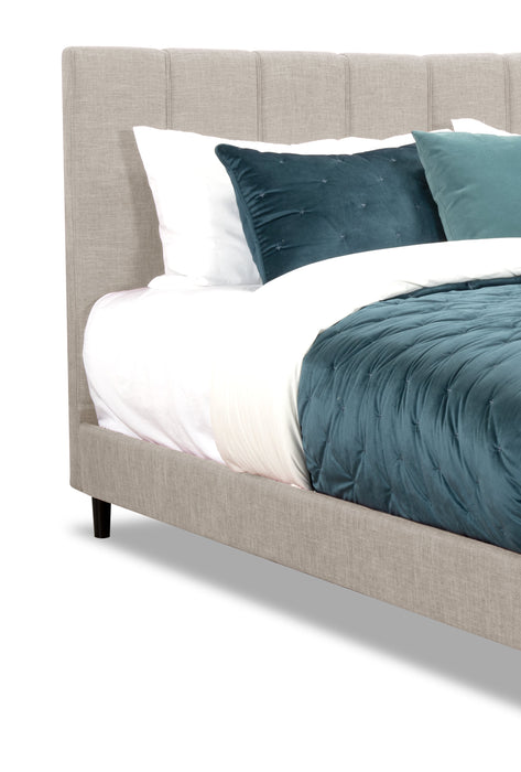 Paseo King Platform Bed - Taupe