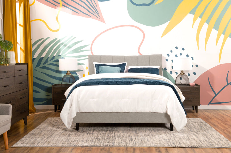 Paseo Queen Platform Bed – Taupe