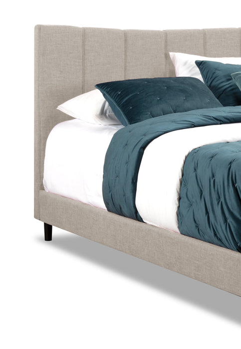 Paseo Queen Platform Bed – Taupe