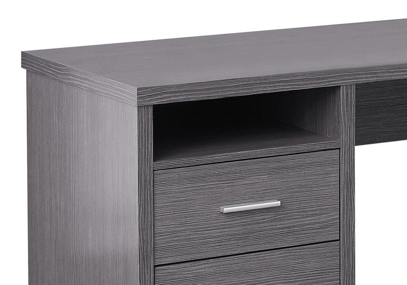 Pollie Reversible L-Shaped Desk - Grey 
