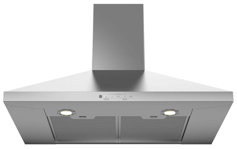 GE 30\" Wall-Mount Pyramid Chimney Range Hood – JVW5301SJSSC