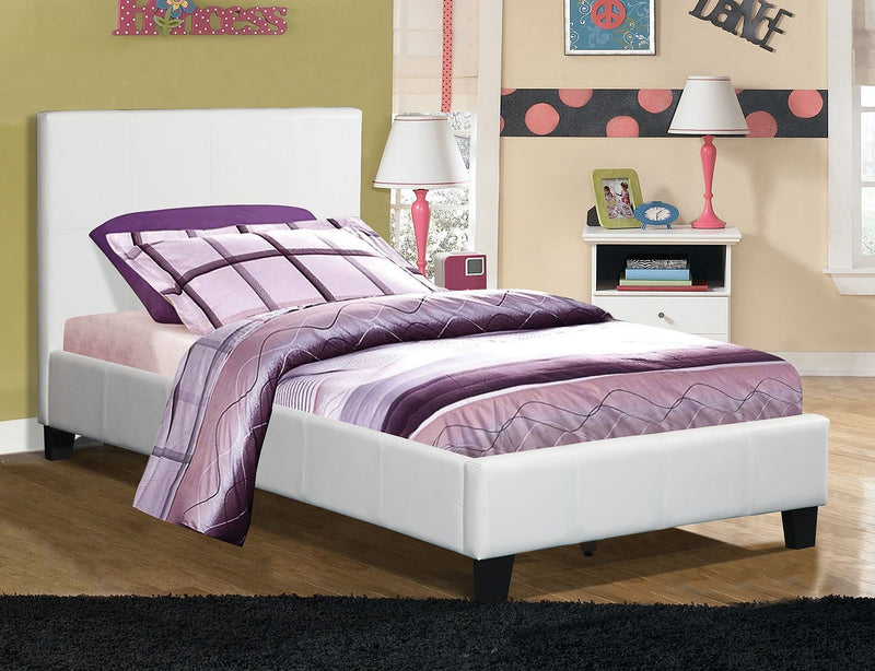 Chase Twin Bed - White