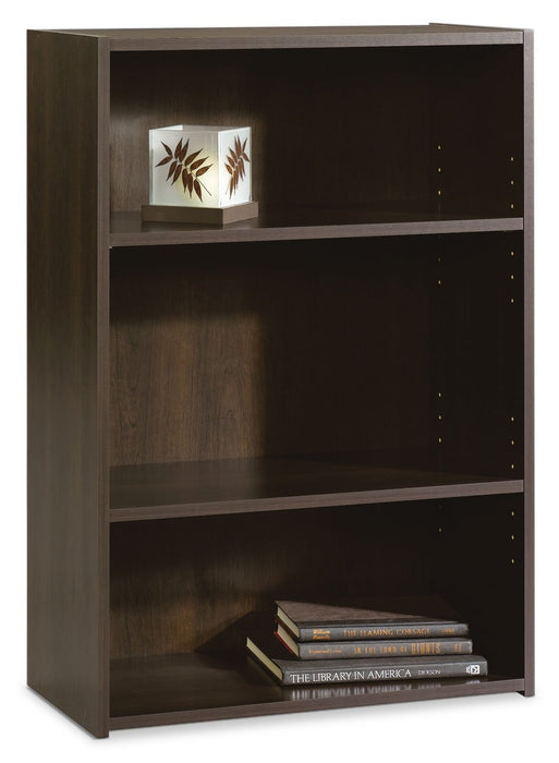 Boston 3-Shelf Bookcase - Cinnamon Cherry