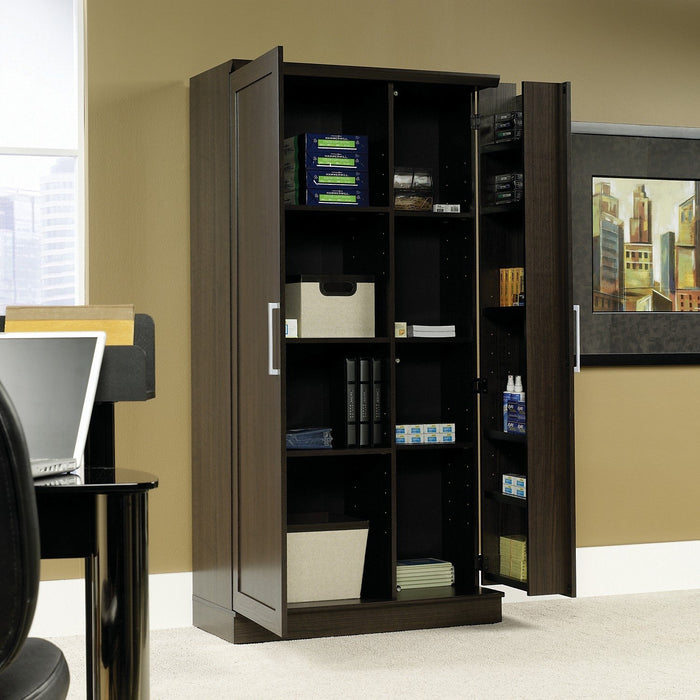 Clinton 35\" Storage Cabinet - Dakota Oak