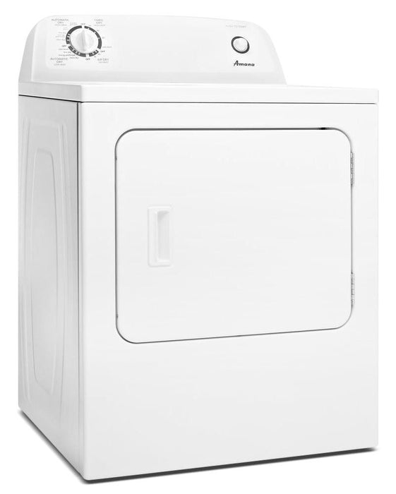 Amana 6.5 Cu. Ft. Electric Dryer with Automatic Dryness Control – YNED4655EW