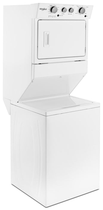 Whirlpool® 4.0 cu.ft Electric Stacked Laundry Center 9 Wash cycles and AutoDry™