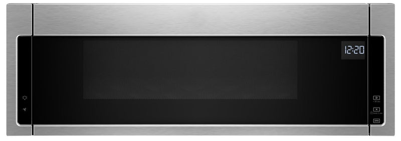 Whirlpool 1.1 Cu. Ft. Low-Profile Microwave Hood Combination – YWML55011HS
