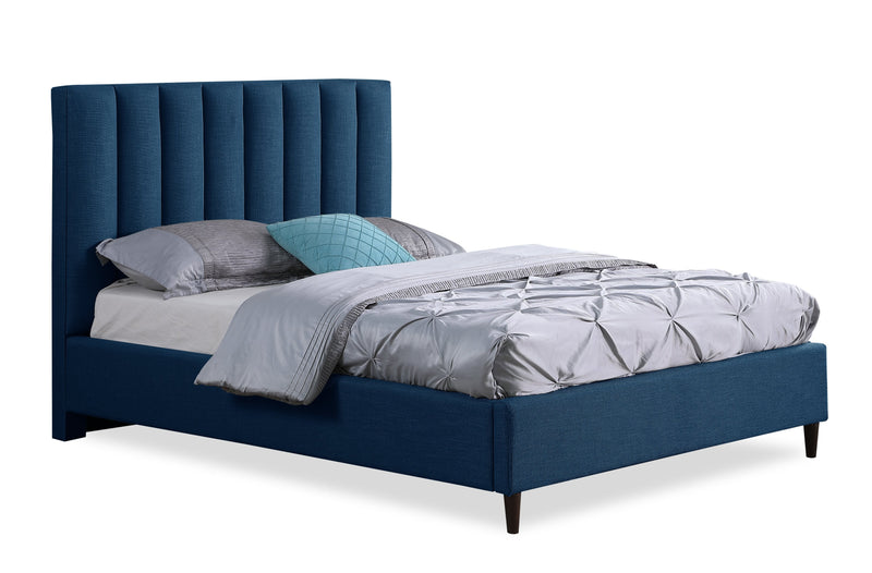 Rain Full Platform Bed - Blue