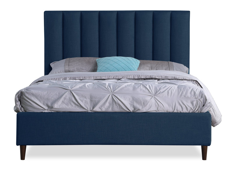 Rain Full Platform Bed - Blue