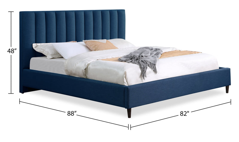 Rain King Platform Bed - Blue
