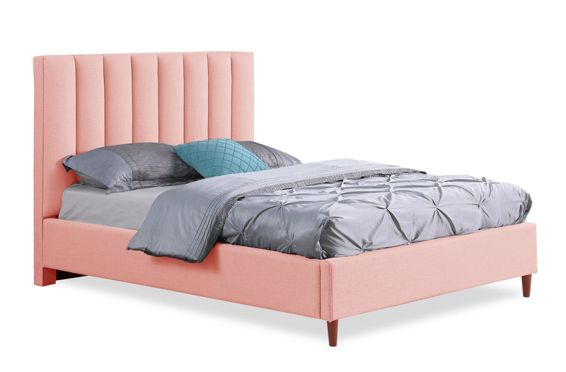 Rain Full Platform Bed - Pink