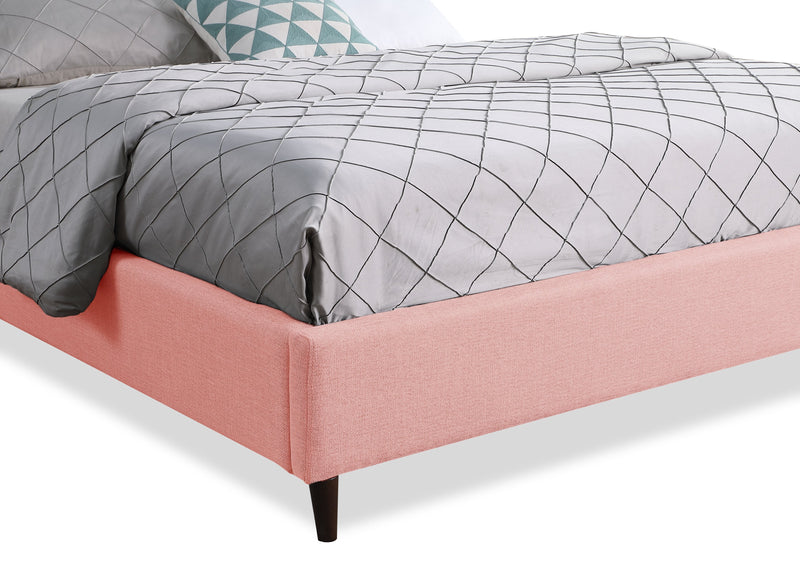 Rain Full Platform Bed - Pink