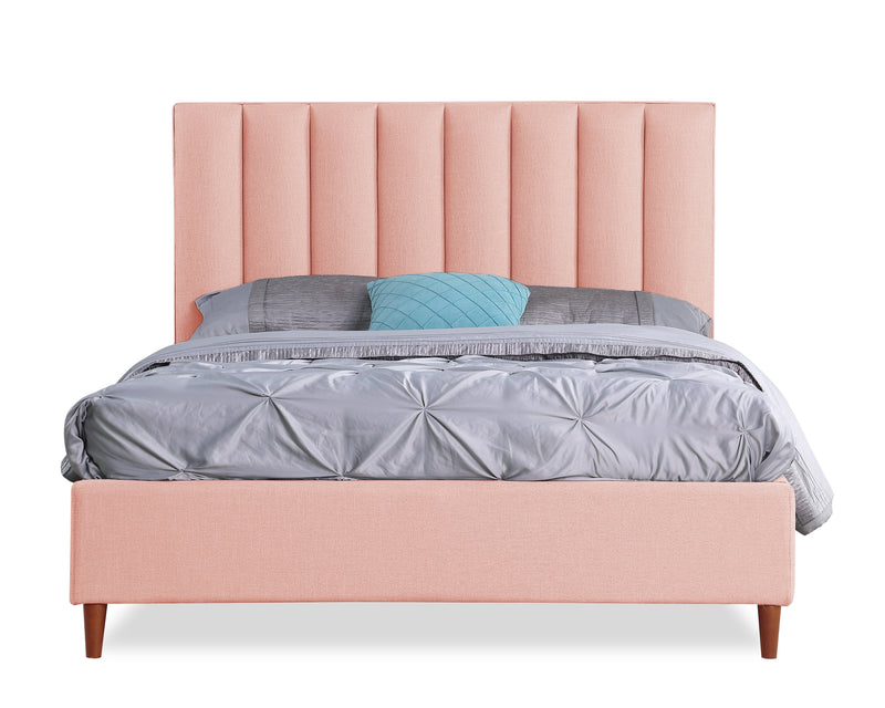 Rain Full Platform Bed - Pink