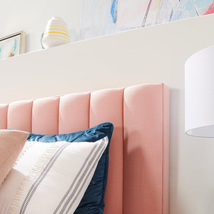 Rain Full Platform Bed - Pink