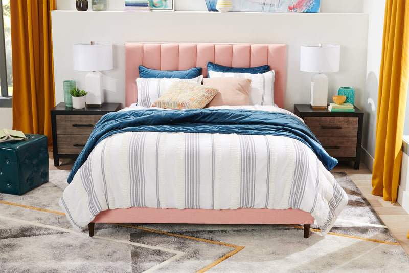 Rain King Platform Bed - Pink
