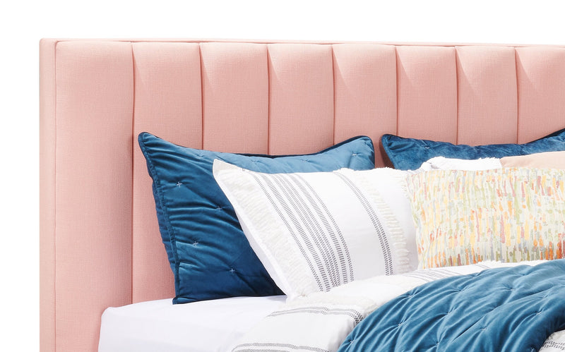 Rain Queen Platform Bed - Pink