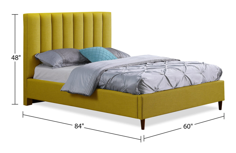 Rain Full Platform Bed - Green