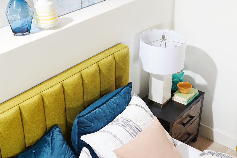 Rain Full Platform Bed - Green