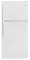 Whirlpool® 18.2 Cu. Ft. 30\" Wide-Top Freezer Refrigerator – White
