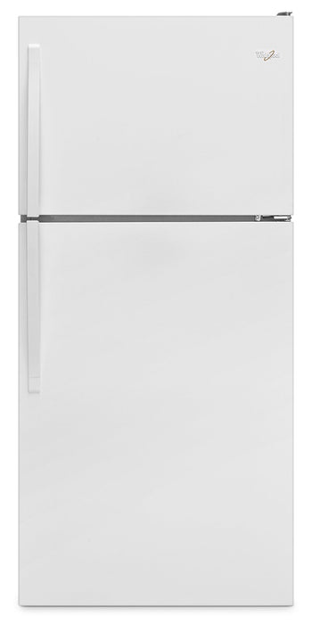 Whirlpool® 18.2 Cu. Ft. 30\" Wide-Top Freezer Refrigerator – White