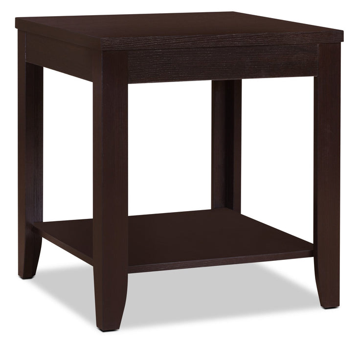 Aspen 3-Piece Coffee and Two End Tables Package - Espresso