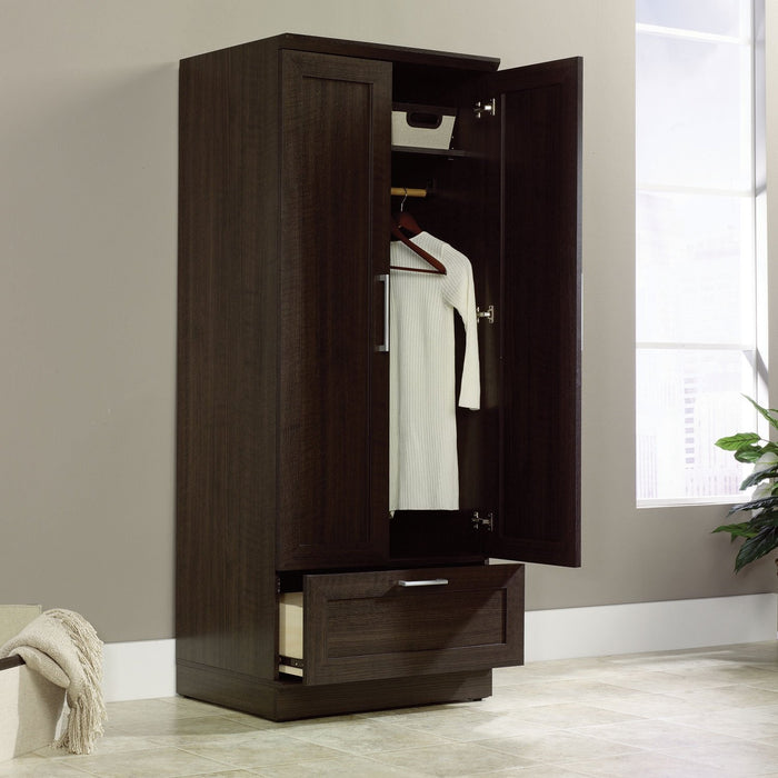 Clinton 29\" Wardrobe Cabinet - Dakota Oak