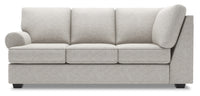 Sofa Lab Roll LAF Sofa Return - Luxury Silver