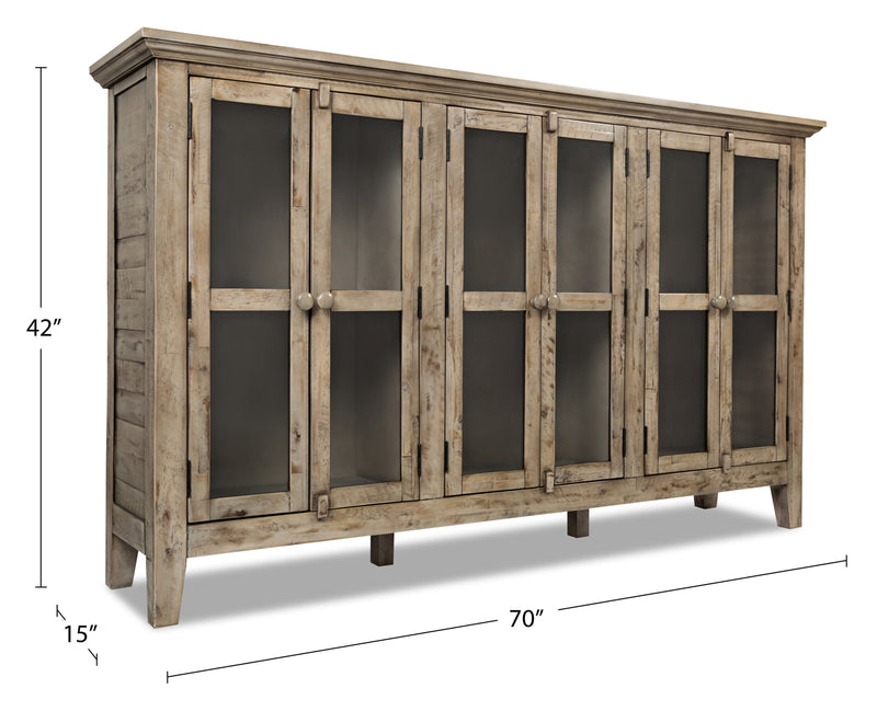 Rocco Large Accent Cabinet - Wood