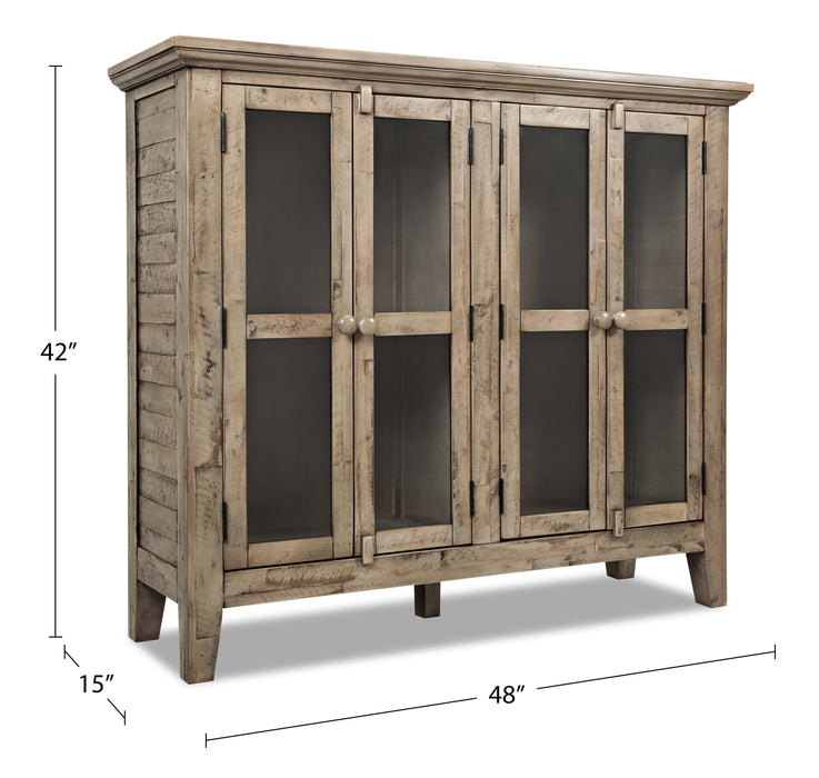 Rocco Medium Accent Cabinet - Wood