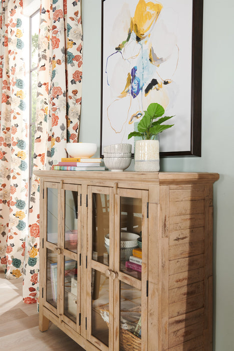 Rocco Medium Accent Cabinet - Wood