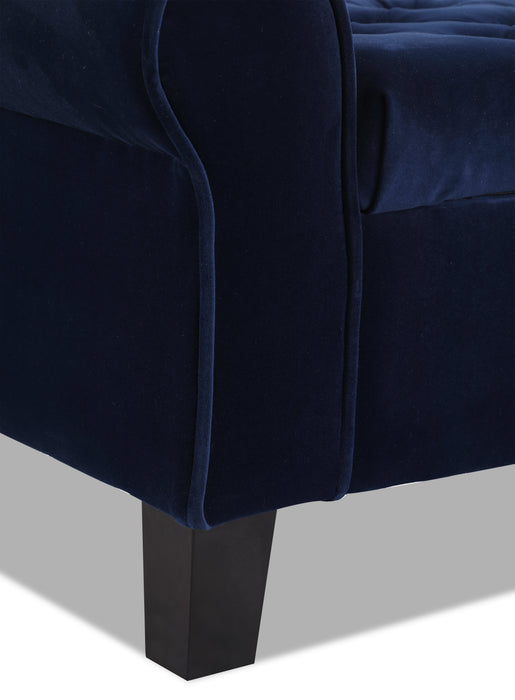 Sadie Storage Bench - Blue