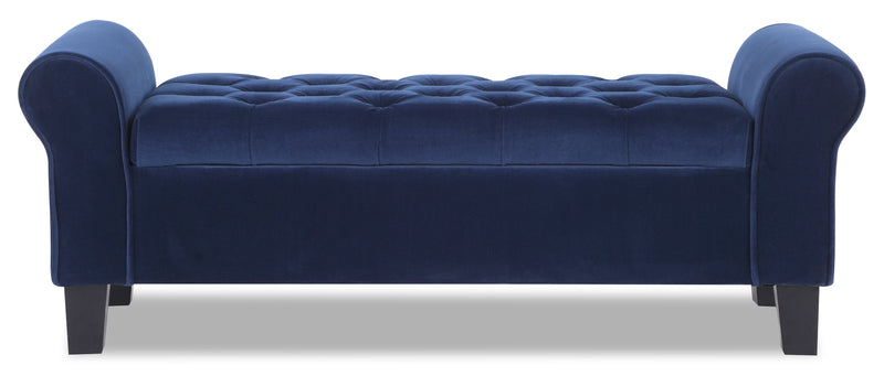 Sadie Storage Bench - Blue