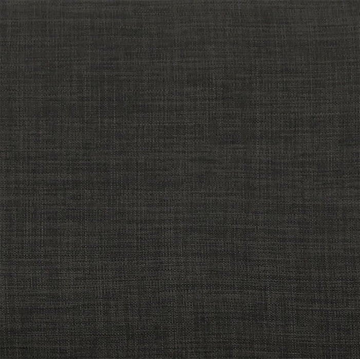 Sawyer Linen-Look Fabric Loveseat - Charcoal Grey