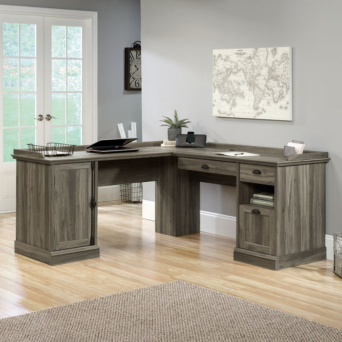 Barrister Lane Corner Desk - Salt Oak