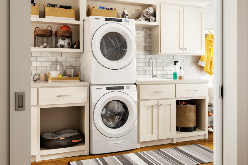 Whirlpool 5.0 Cu. Ft. Front-Load Washer and 7.4 Cu. Ft. Front-Load Dryer - White