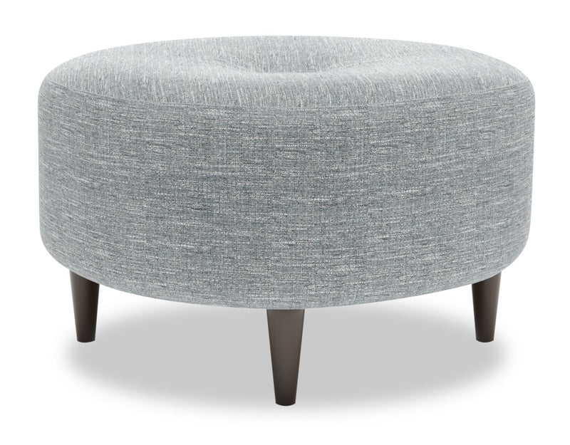 Sofa Lab The Curve Ottoman - Luna Pewter