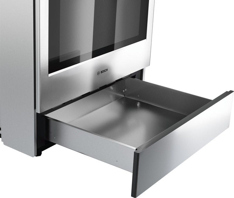 Bosch 800 Series 4.6 Cu. Ft. Dual Fuel Range with Warming Drawer - HDI8056C