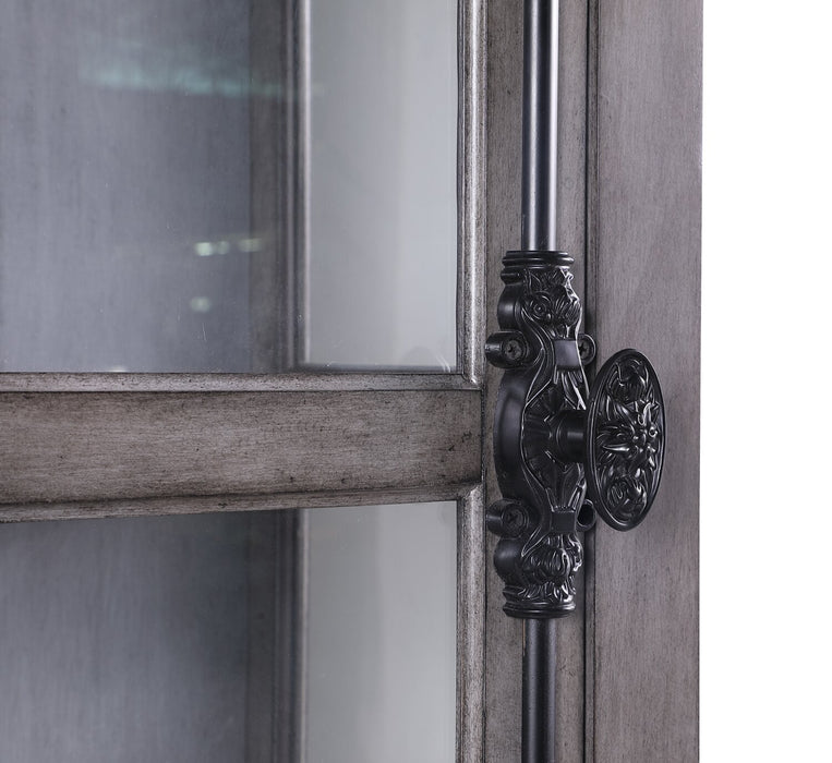 Scarlett Curio Cabinet – Grey