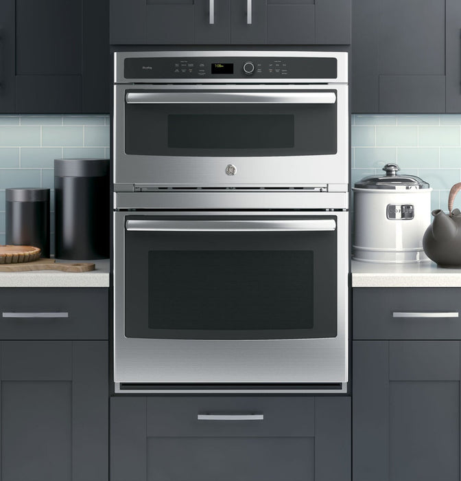 GE Profile 6.7 Cu. Ft. Built-In Combination Microwave and Wall Oven - PT7800SHSS