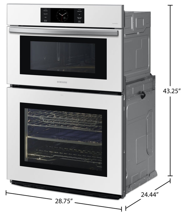 Samsung Bespoke 7 Cu. Ft. 7 Series Combination Wall Oven with Air Fry - NQ70CB700D12AA 