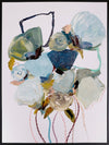 Acrylic Blue Flower - 31\" x 41\"