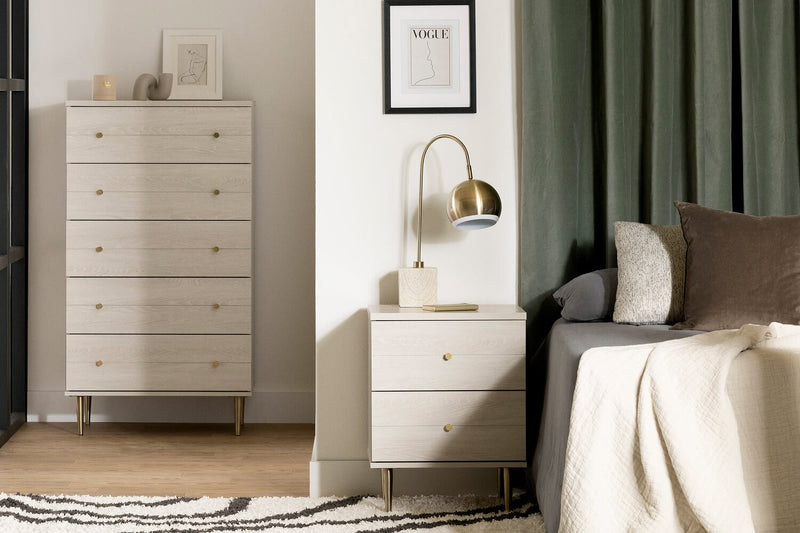 Lake Nightstand - White