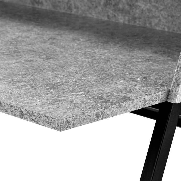 Lawson Desk - Grey Stone-Look 