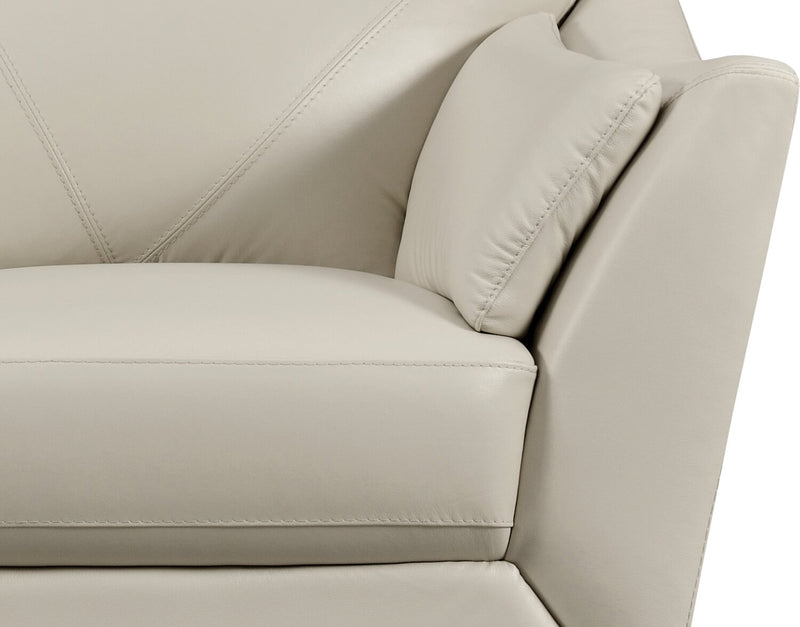 Lusso Genuine Leather Chair – Smoke