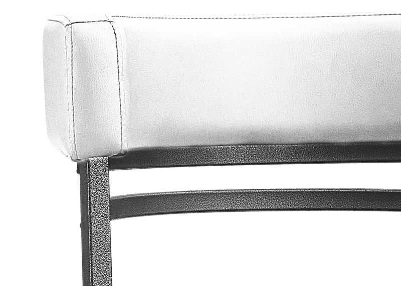 Mila Counter-Height Swivel Stool - White