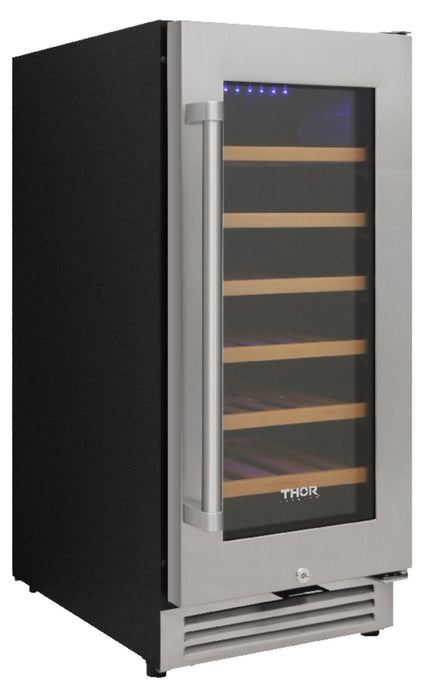 Thor Kitchen 33 Bottle Built-In/Freestanding Wine Cooler - TWC1501-SS
