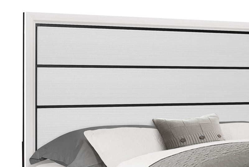 Kate Queen Bed - White