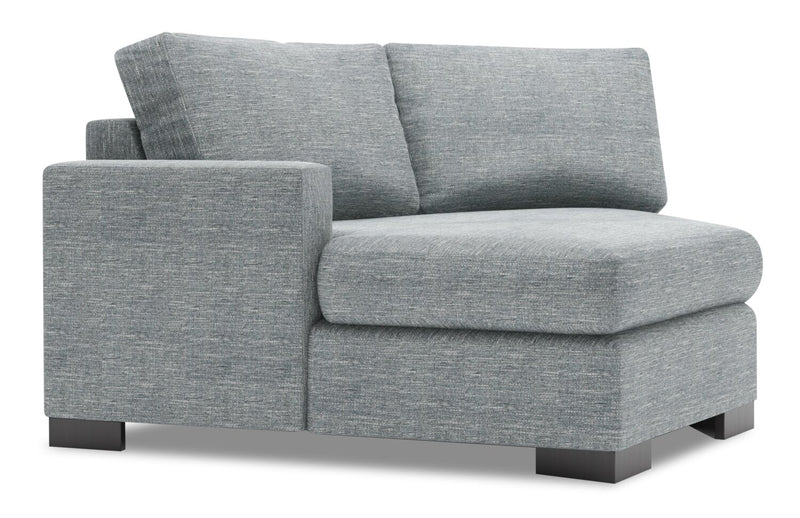 Sofa Lab Track LAF Cuddler - Luna Pewter