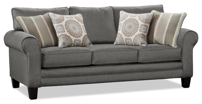 Tula Fabric Sofa - Steel